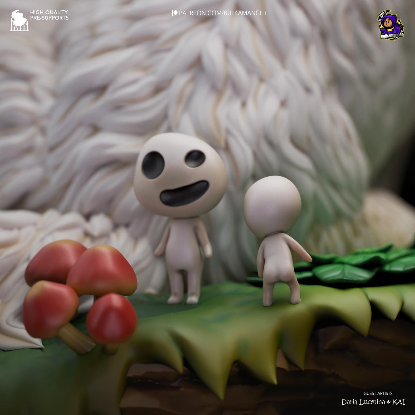 San | Princess Mononoke Fan Art Collectible Model Kit (Some Assembly Required)