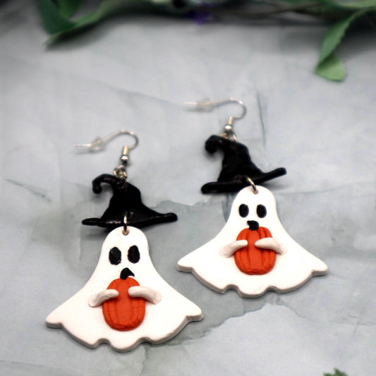 Bewitched Ghosts Dangle Earrings