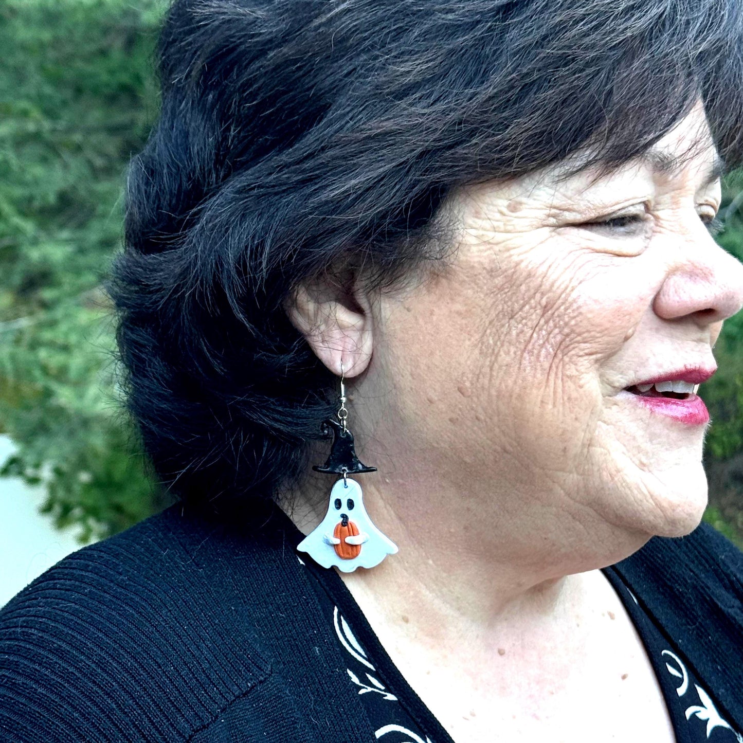Bewitched Ghosts Dangle Earrings